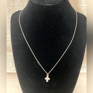 Brandy Melville Little Cross Gold Tone Necklace